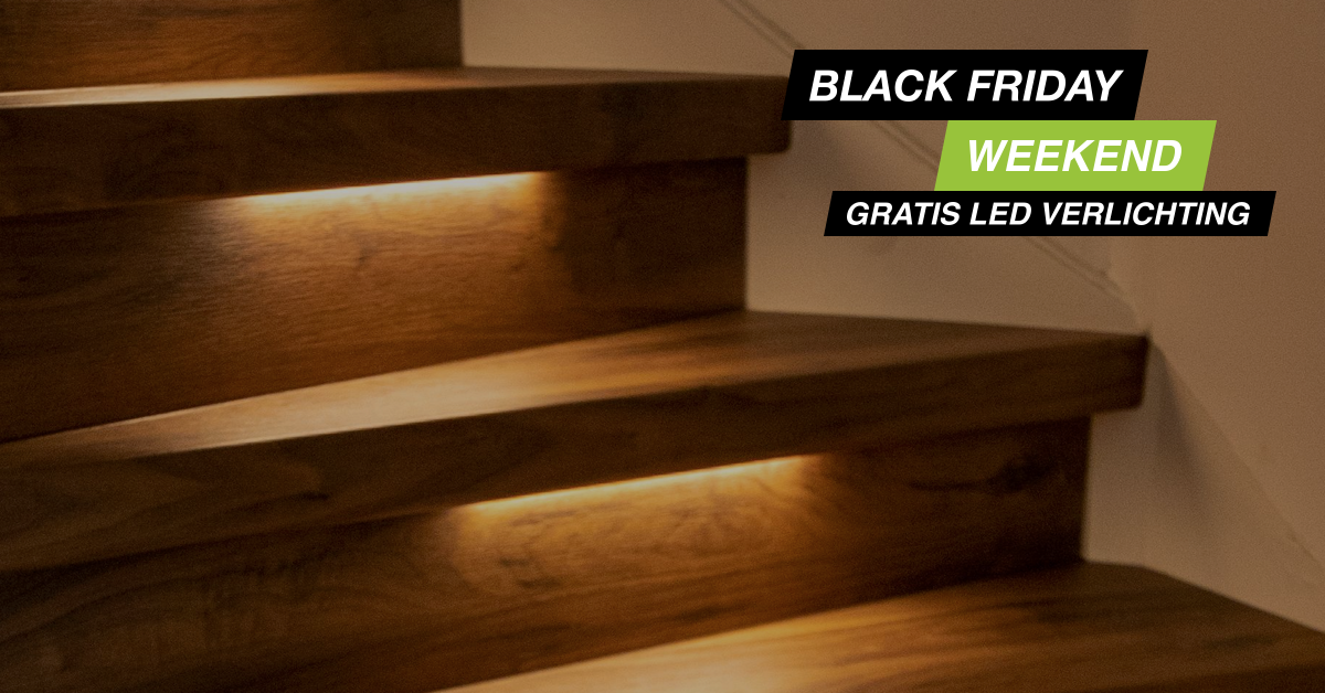 black friday actie traprenovatie